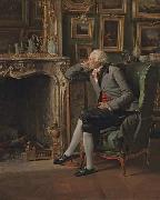 Henri Pierre Danloux The Baron de Besenval in his Study France oil painting artist